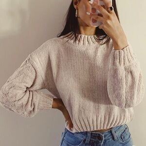 Chenille sweater